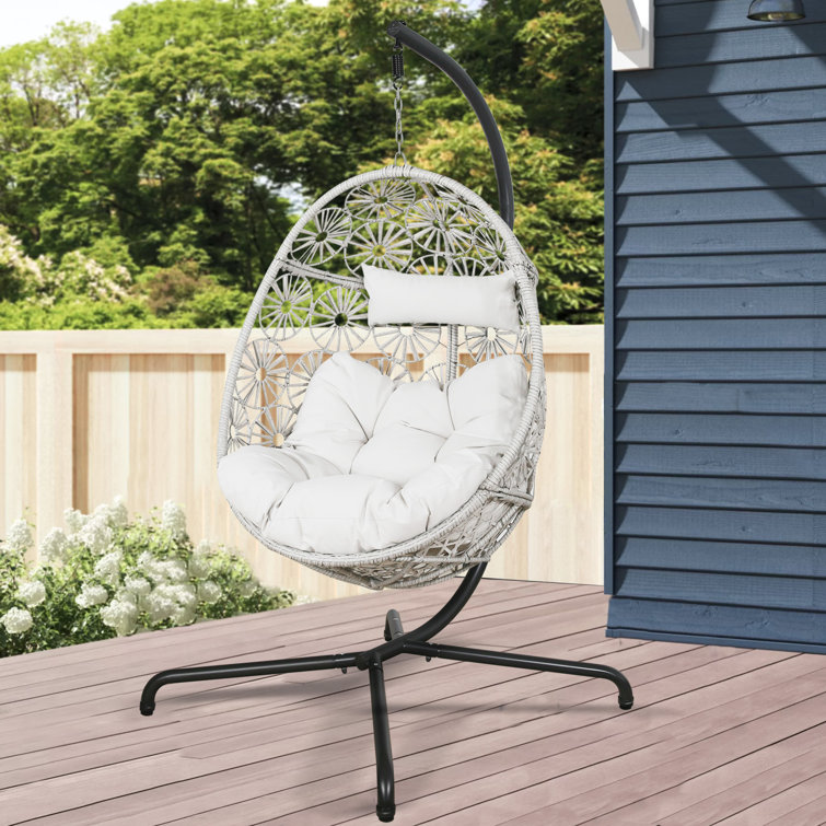 Egg shaped patio discount swing